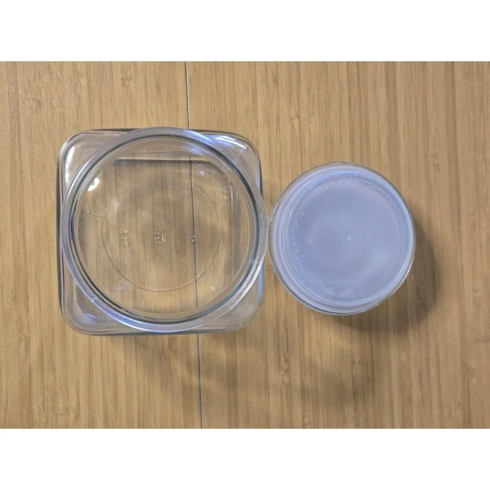 Vintage Anchor Hocking Square Apothecary Jar